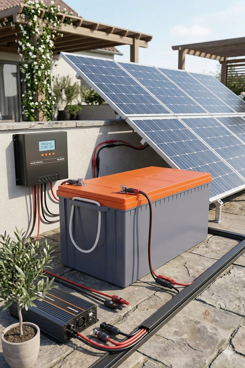 Générateur & Batterie Solaire G12V200AH : Indépendance Énergétique Puissante et FIable – Image 2